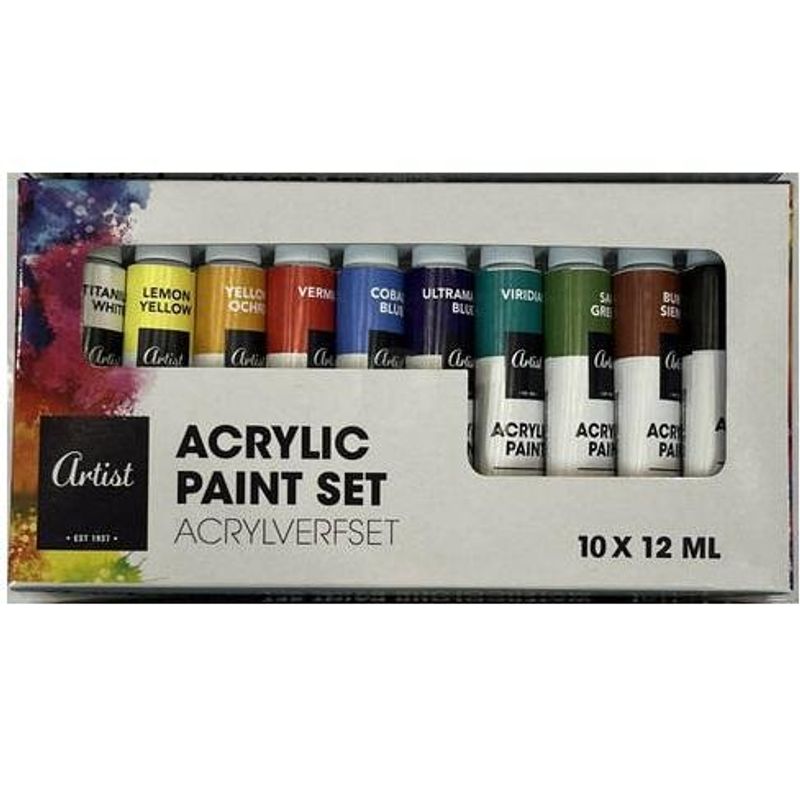 Akrylmaling Set 10×12ml