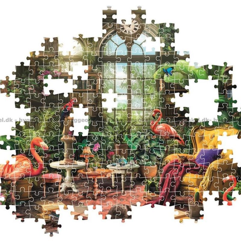 Clementoni The Greenhouse Library 1000 brikker 50x70cm