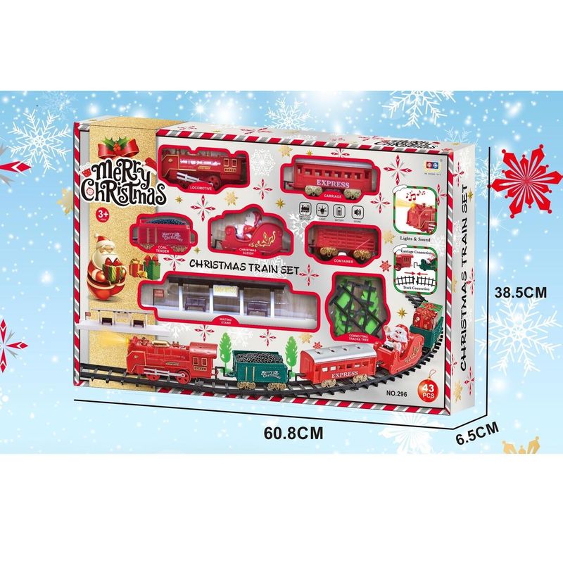 Nissetog med slede lys og musikk 43 deler