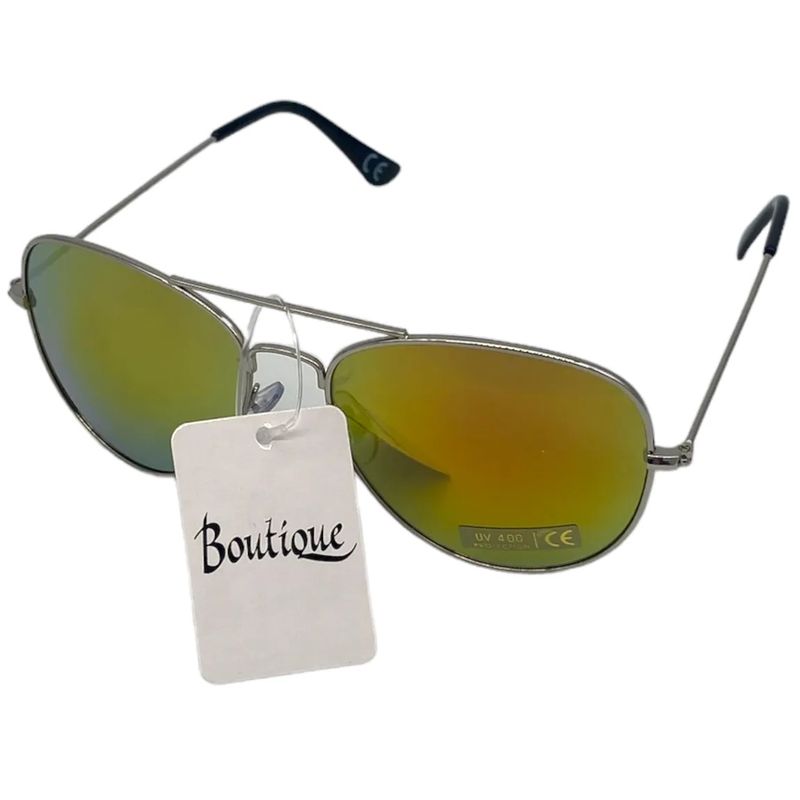 Pilotbriller Solbriller Farget Glass