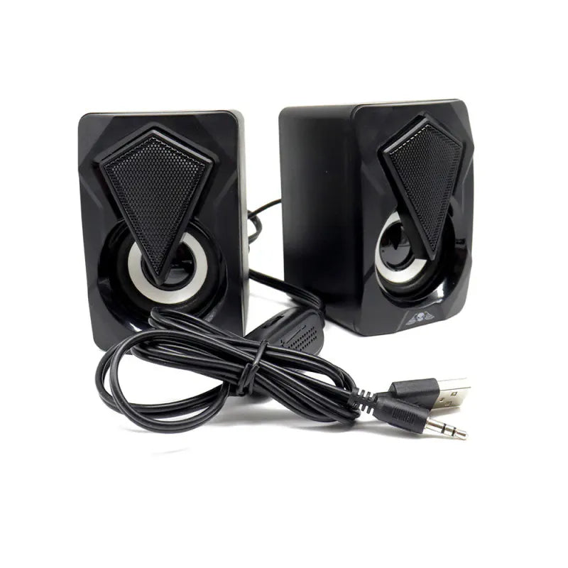 Gaminghøyttalere med RGB lys | No Fear kompakte PC - høyttalere