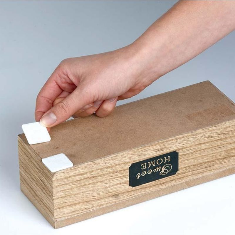 Kinzo Møbelknotter Filt 28 pk | Sort eller Hvit | Gulvbeskytter