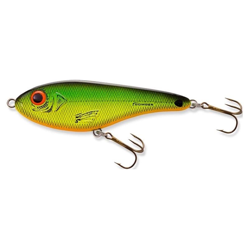 Bomber Herky Jerky 72g, 14,8cm Fire River Minnow