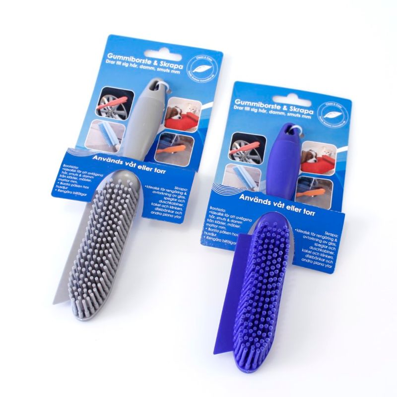 Gummibørste og skrape | Hårfjerner og rengjøring