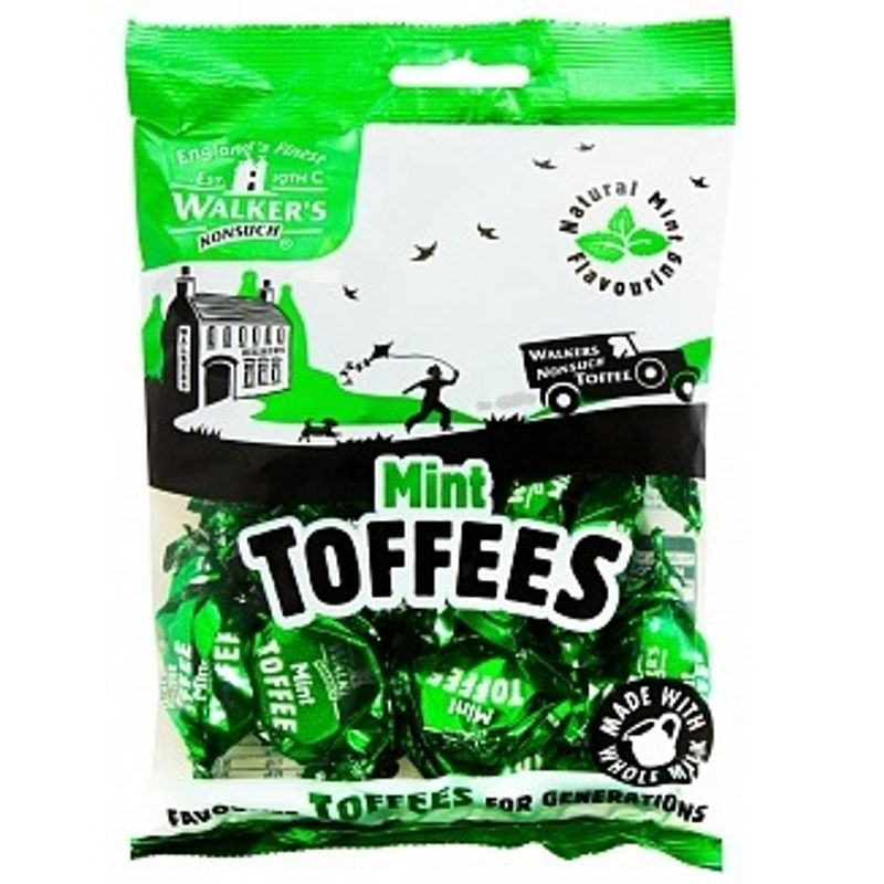 Walkers Mint Toffees Bag 150g