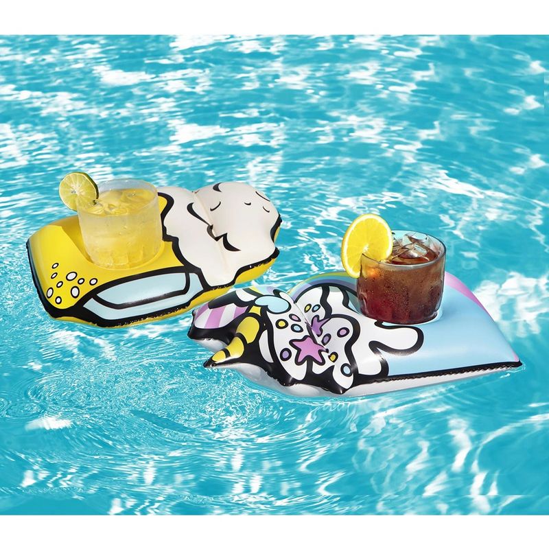 Bestway Oppblåsbar drikkeholder 3pk