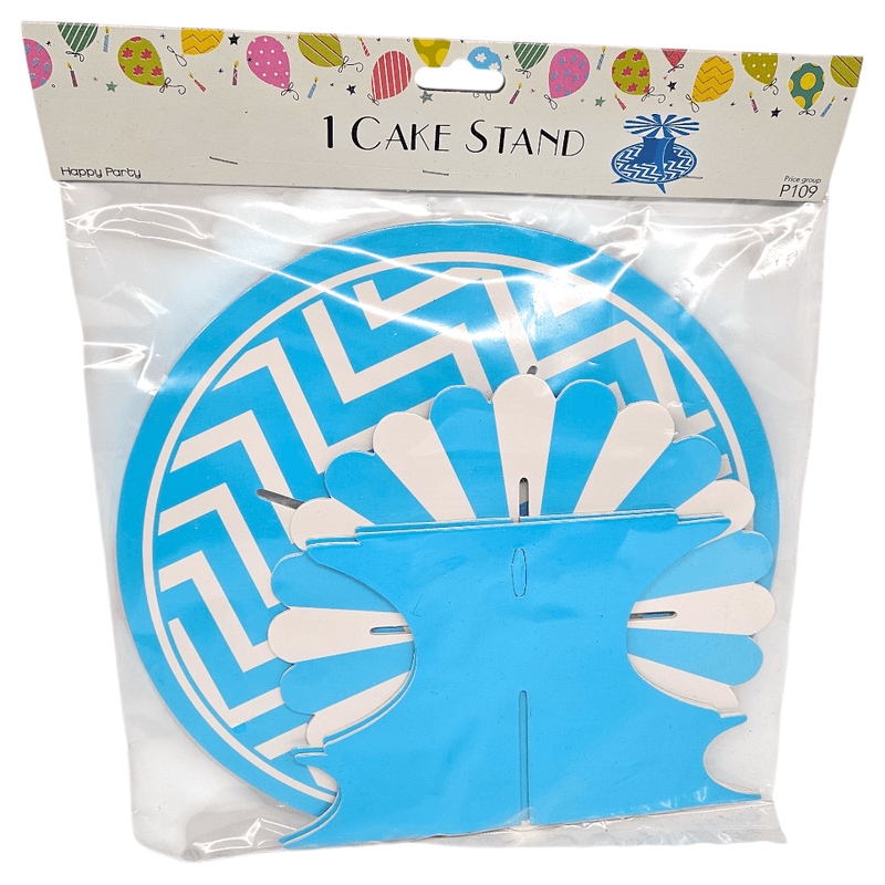 Muffinsstativ i papp blå 2 etasjer