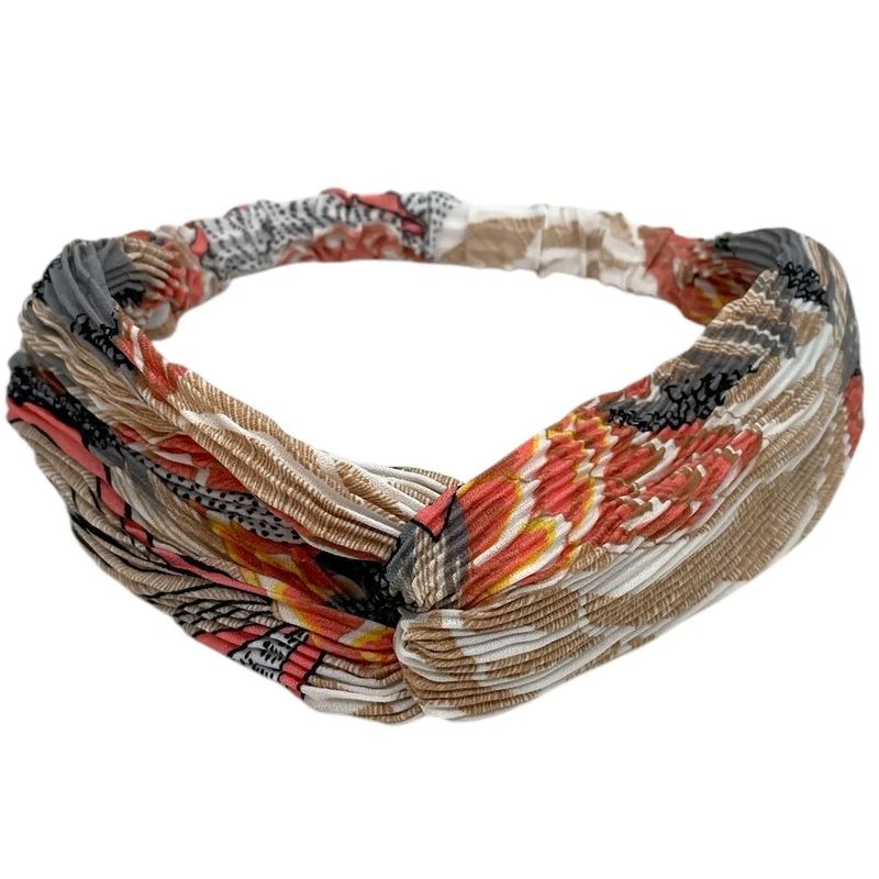 Beauty hårbånd i høstfarger med flette | Mykt og elastisk