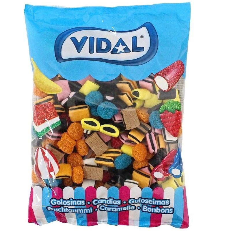 Vidal All Sorts Lakris 1000g Storpakk