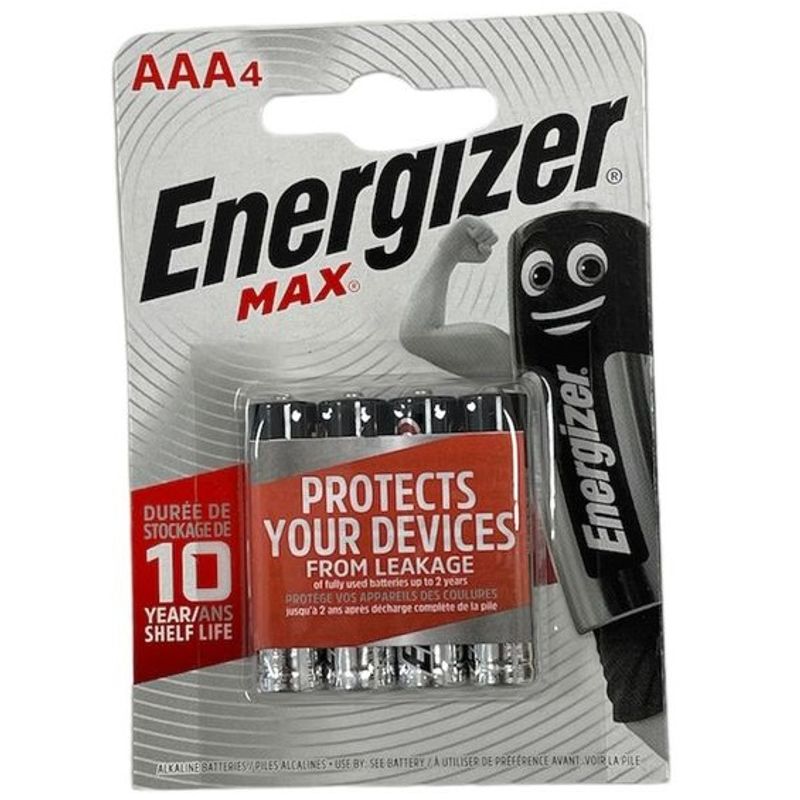 Energizer Max AAA batterier 4pk