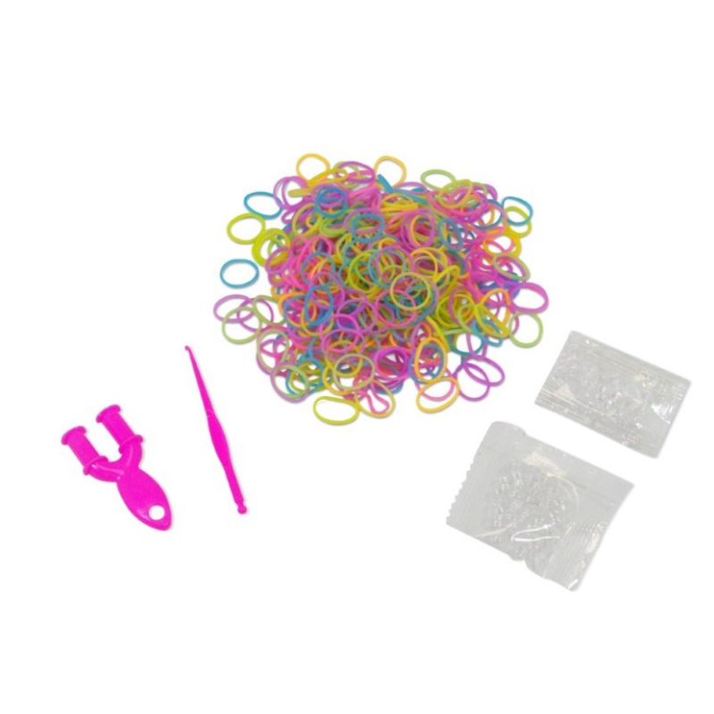 Loom Bands Twister 600pk - Kreativt sett | 4 ass