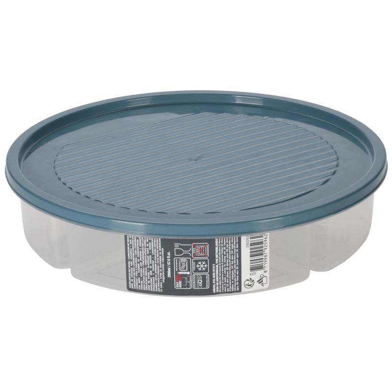 Oppbevaringboks Mat 2000ml |Rund| 5 Rom