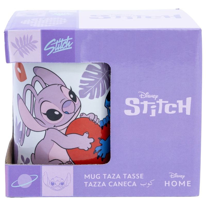 Krus Stitch og Angel 325ml | Disney krus med hjerte | Perfekt gave