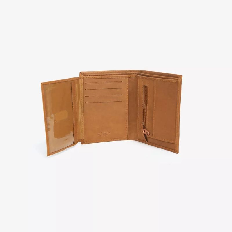 Lommebok skinn Cognac Medium