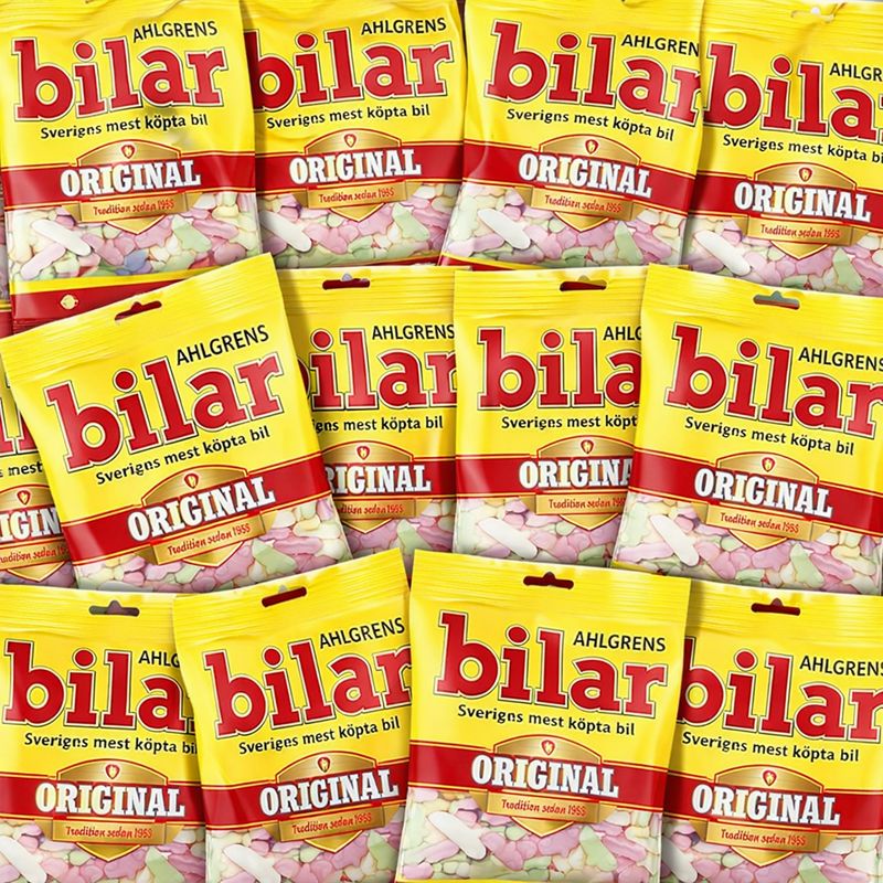 Ahlgrens Biler Original 12x125g | Storpakk