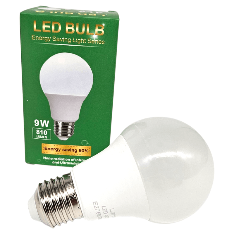 LED Lyspærer 9W 810lm E27 | 10pk Storpakk | Energieffektive Sparepærer