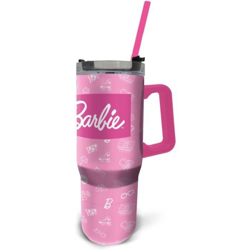 Barbie XL Tumbler Termokopp m sugerør 940ml