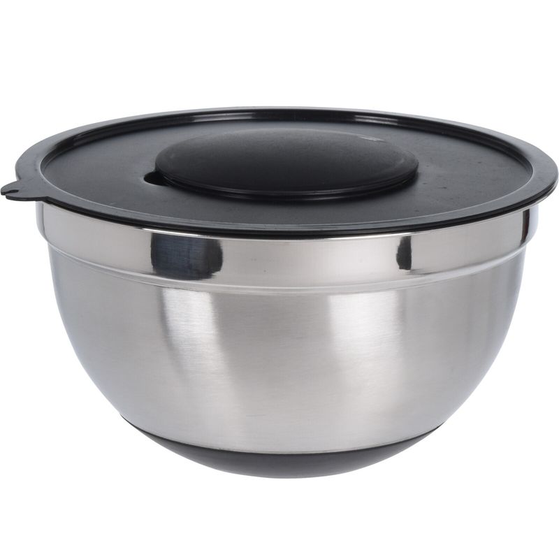 Miksebolle med Rivjern | Excellent Houseware | Rustfritt Stål 25cm