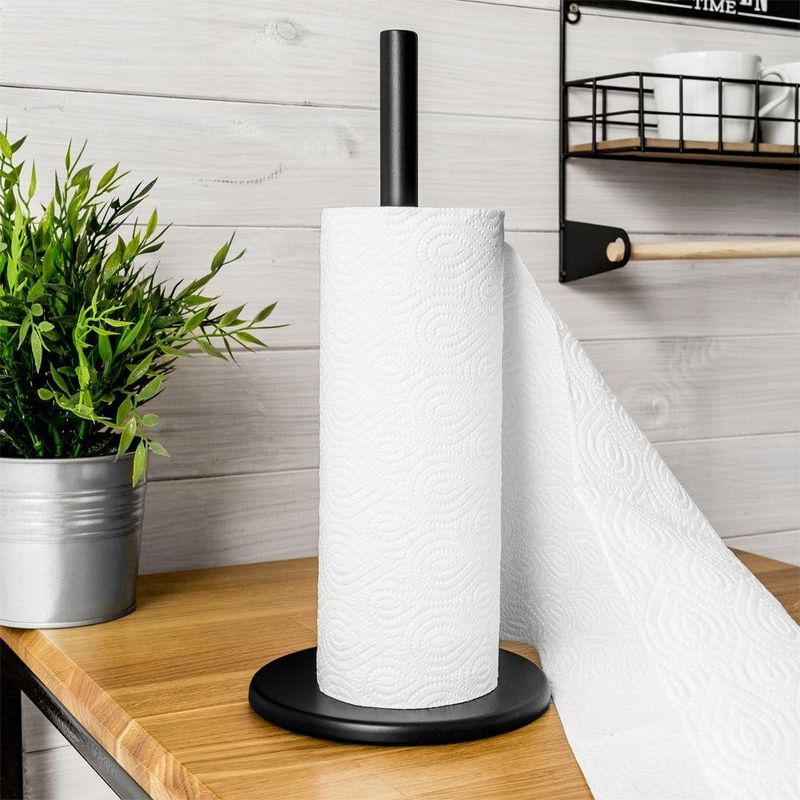 Tørkerullholder Sort Metall 32cm