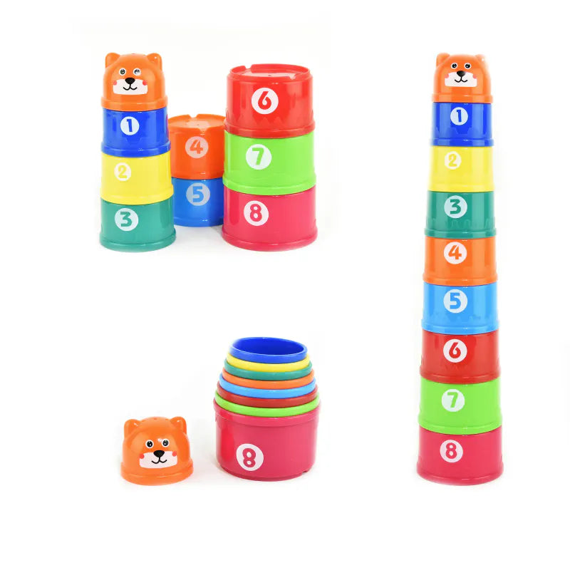 Stablekopper 9pk | Leker med tall og farger