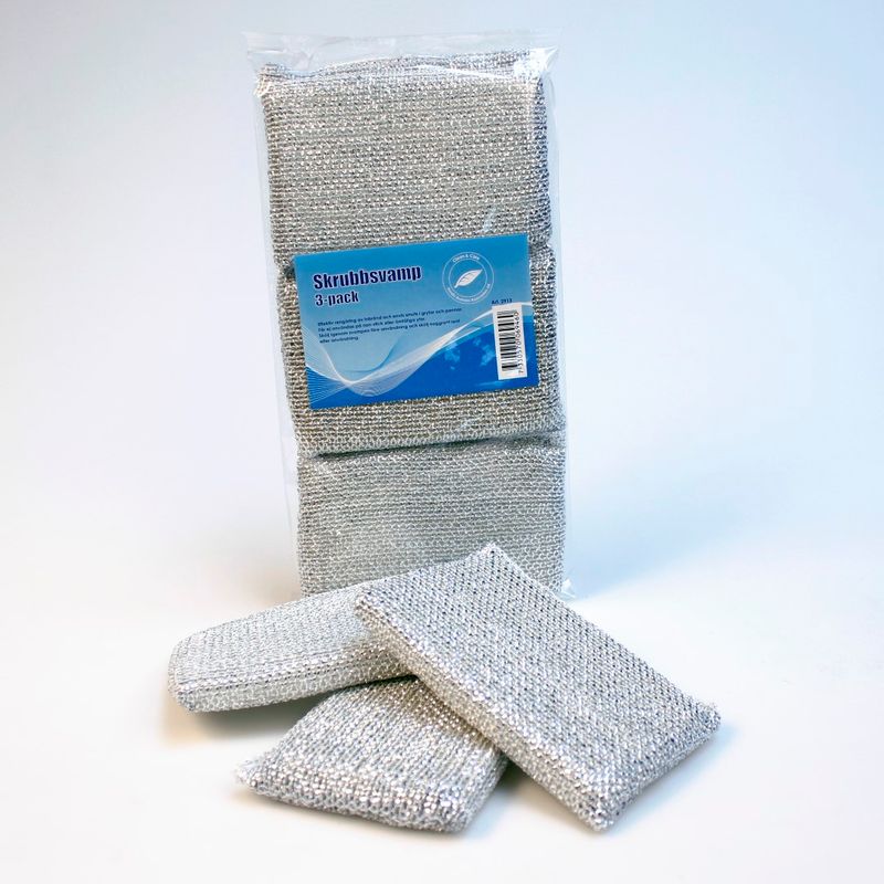 Skrubbsvamp 3pk | Effektiv rengjøring