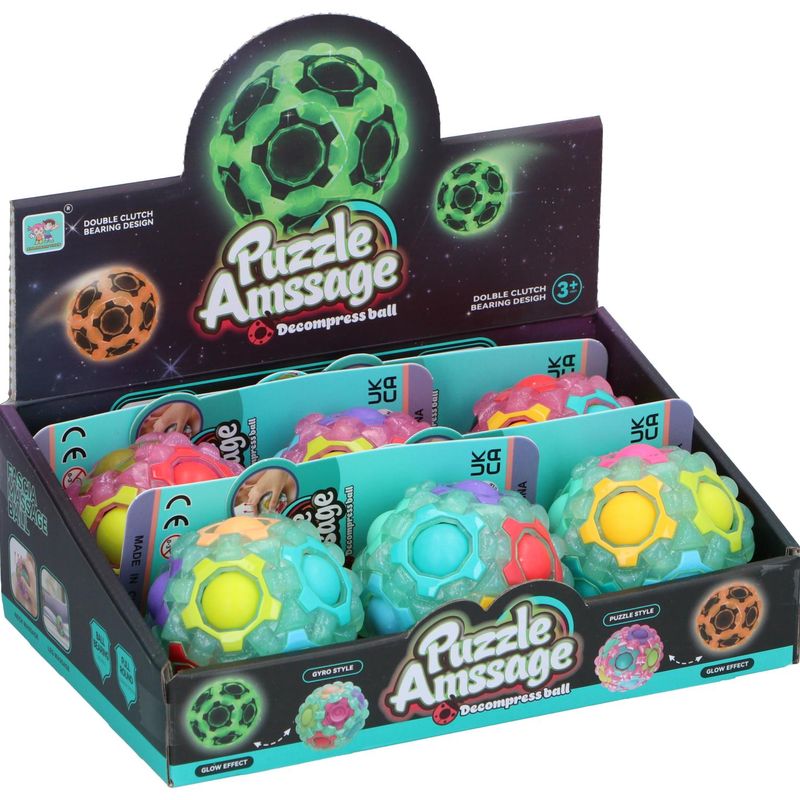IQ Puzzle Ball | Massasje Ball | Fidgetleke