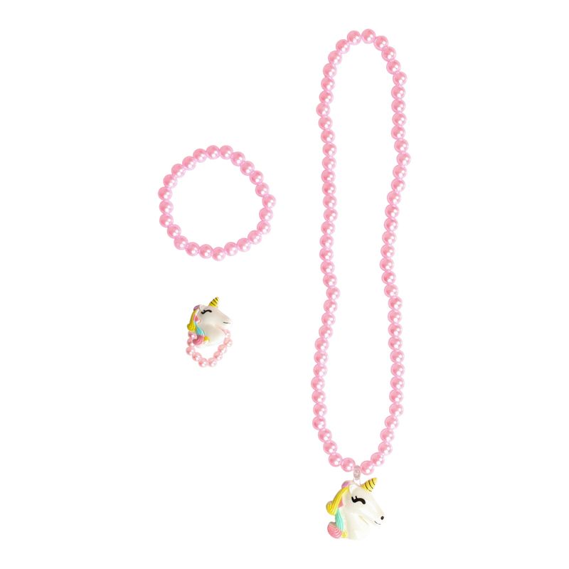 Enhjørning Smykkesett 3 deler
