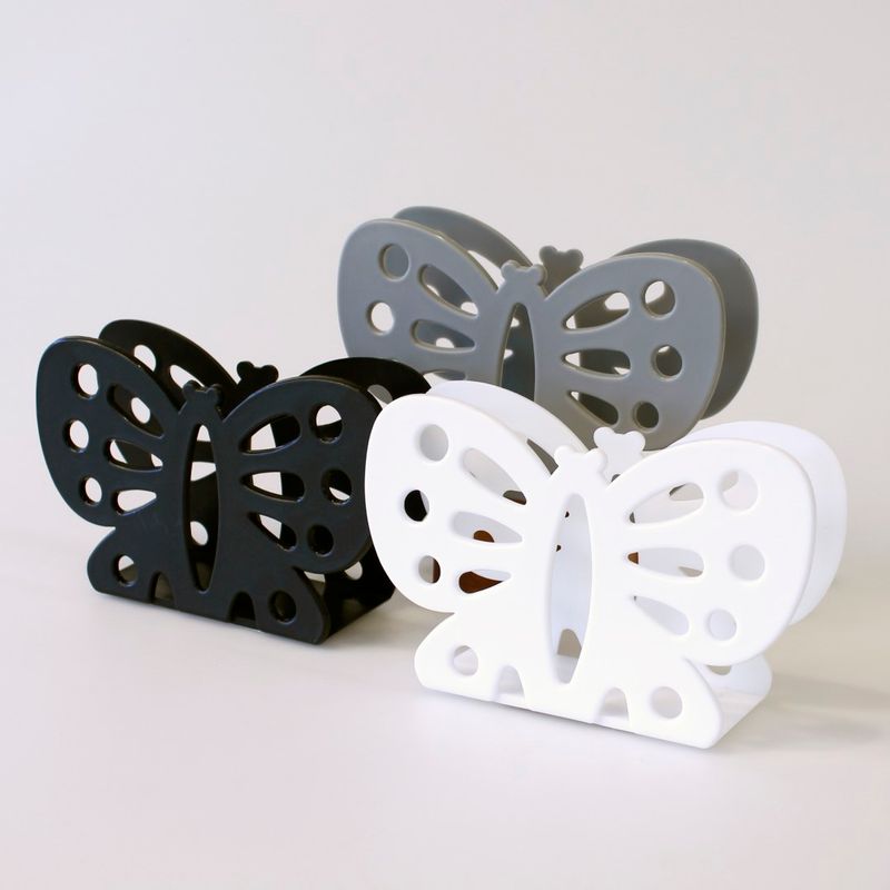 Sommerfugl serviettholder | Plast | 3 farger