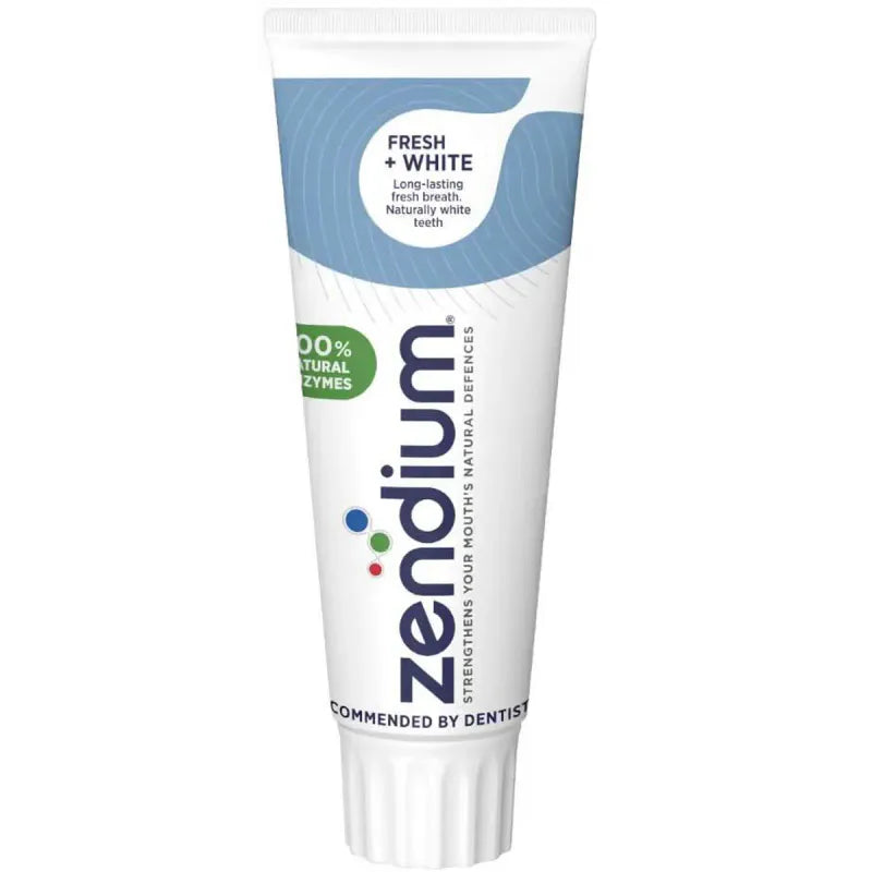 Zendium Fresh White Tannkrem 75ml | Hvite tenner og frisk pust