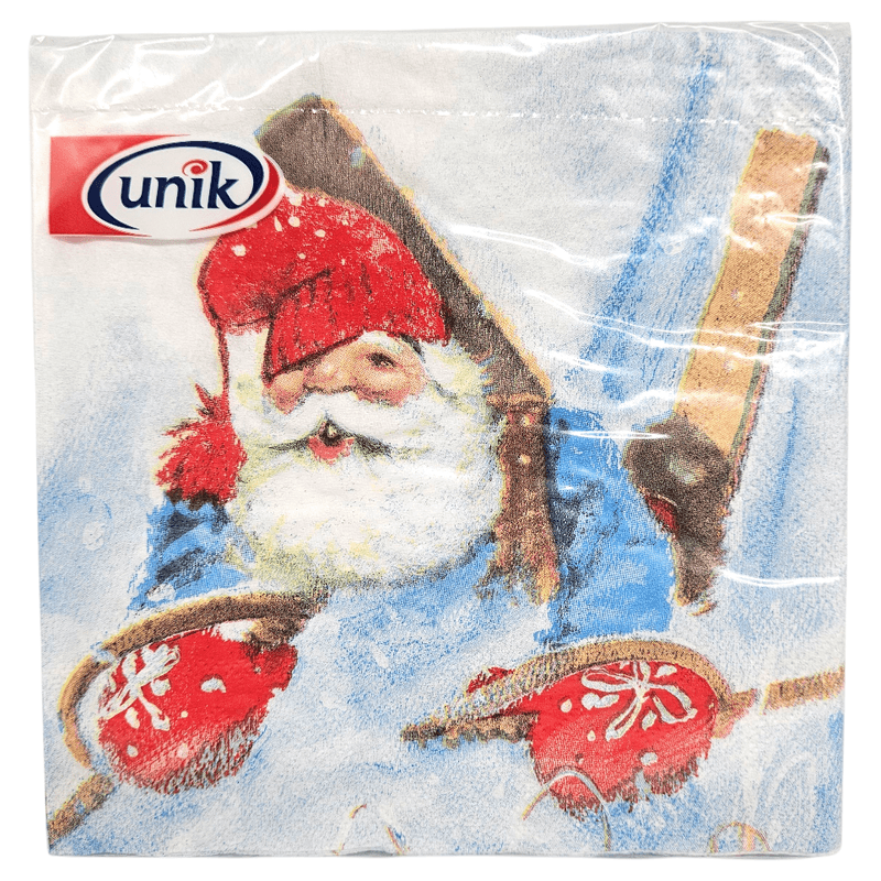 Juleservietter Nissefall 20pk 3 - lags | 33x33cm | Unik