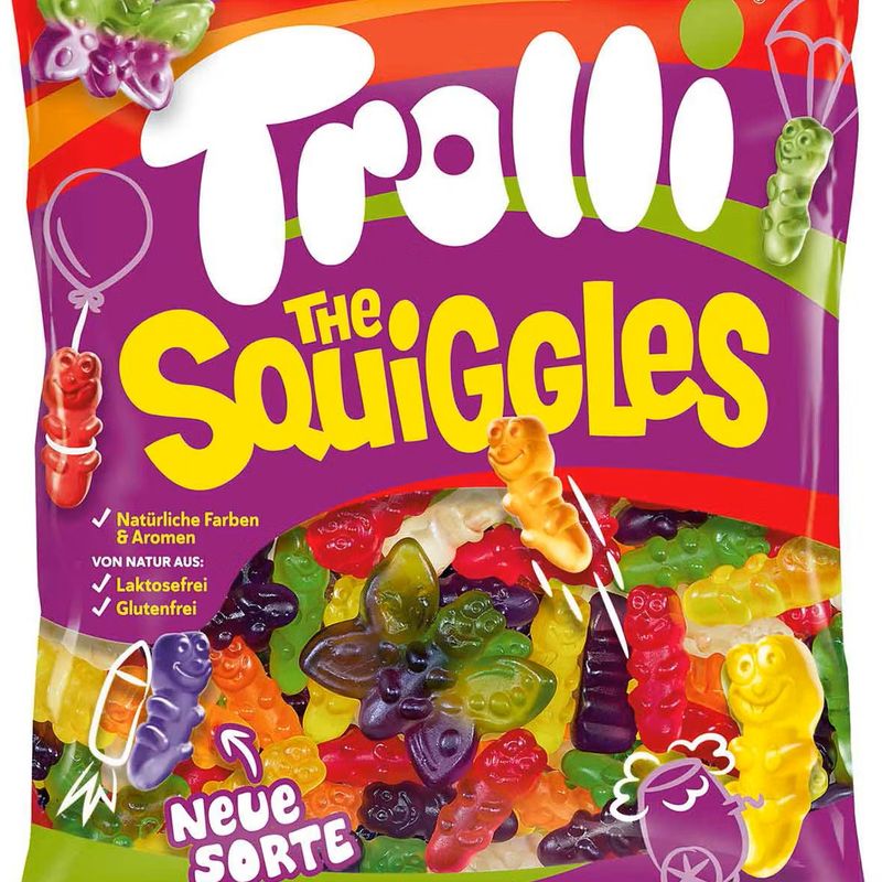Trolli The Squiggles 200g | Fruit-flavored gummy candy
