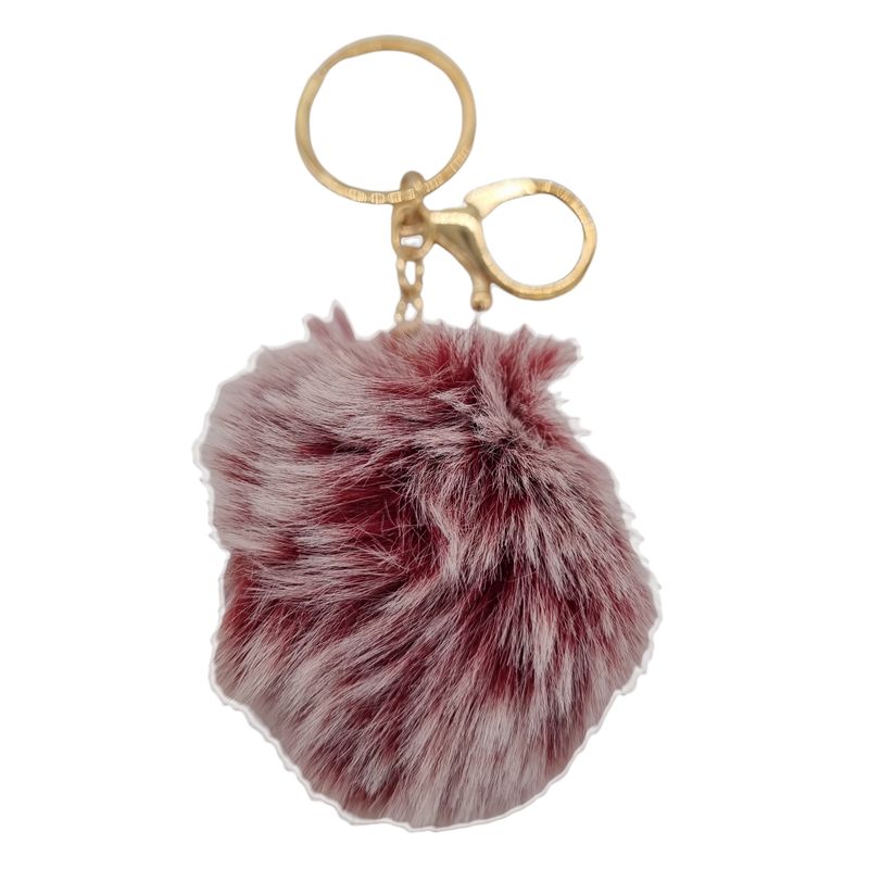 Fluffy Nøkkelring Pompong