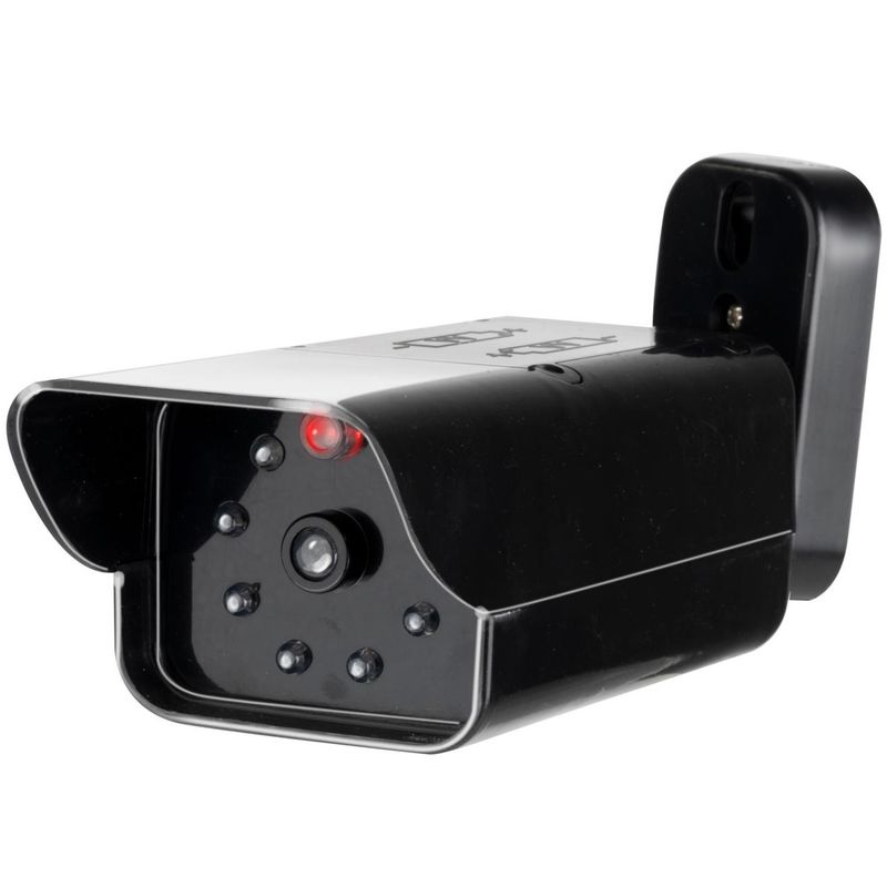 Fake/dummy Overvåkningskamera Bullet Sort | Grundig