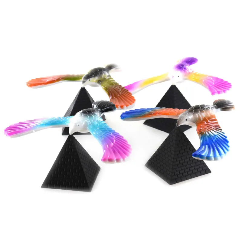 Balansefugl med pyramide 16cm