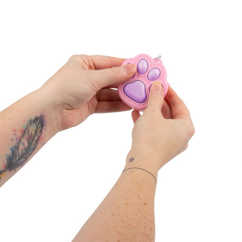 Fidget paw clicker | Stressleke nøkkelring