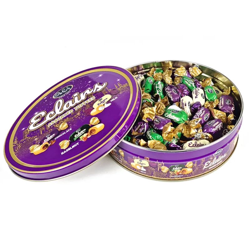 Eclairs Assorted Toffees 450g | Karameller i Metallboks | Gavetips