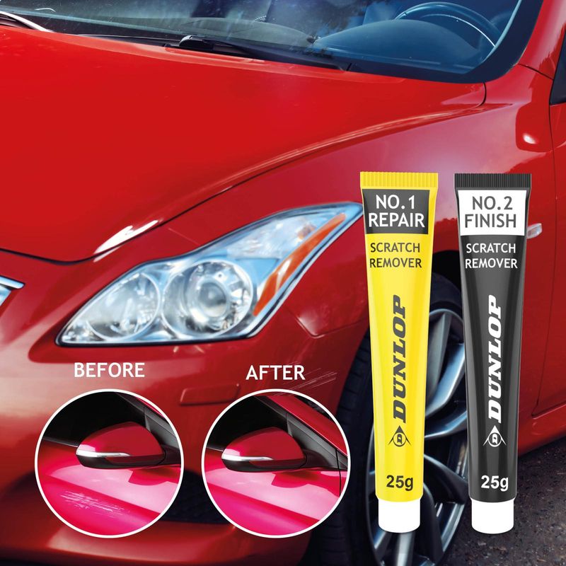 Dunlop Scratch Remover Set 9 - parts | Repair scratches in car paint