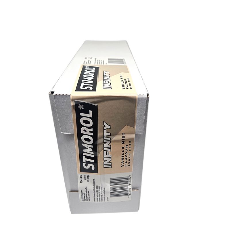 Stimorol Infinity Vanilla Mint 28x30g poser| Storpakk