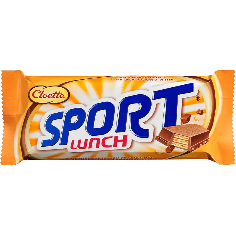 Sportlunch 28x80g | Storpakk | Sprø kjeksbar med sjokolade