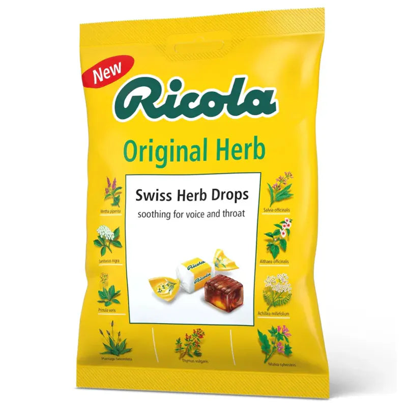 Ricola Original Herb 12x67g | Storpakk | Sveitsisk urtepastill