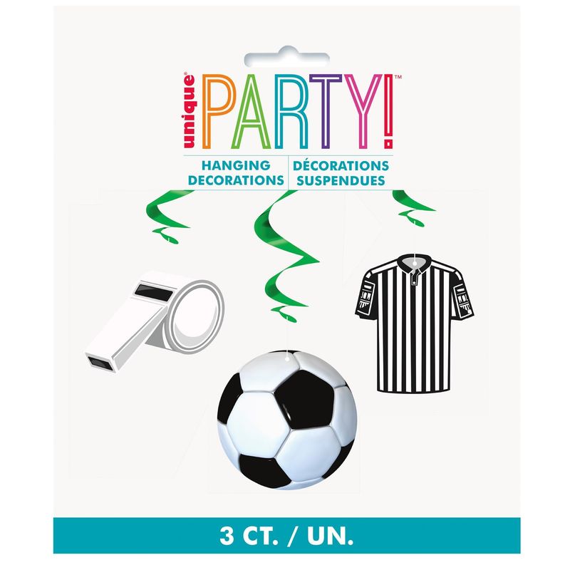 Fotball Hengedekrasjoner 3pk 66cm