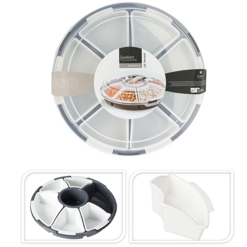 Serveringssett 6deler Med Lokk