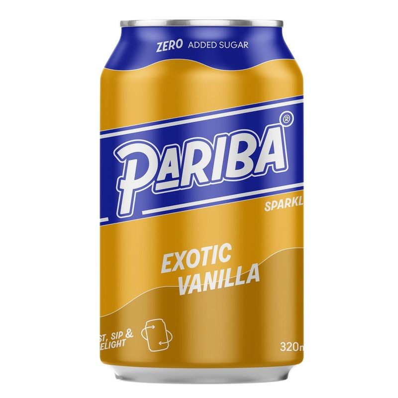 Pariba Exotic Vanilla 320ml | Datodeal | Tropical fruit soda without sugar