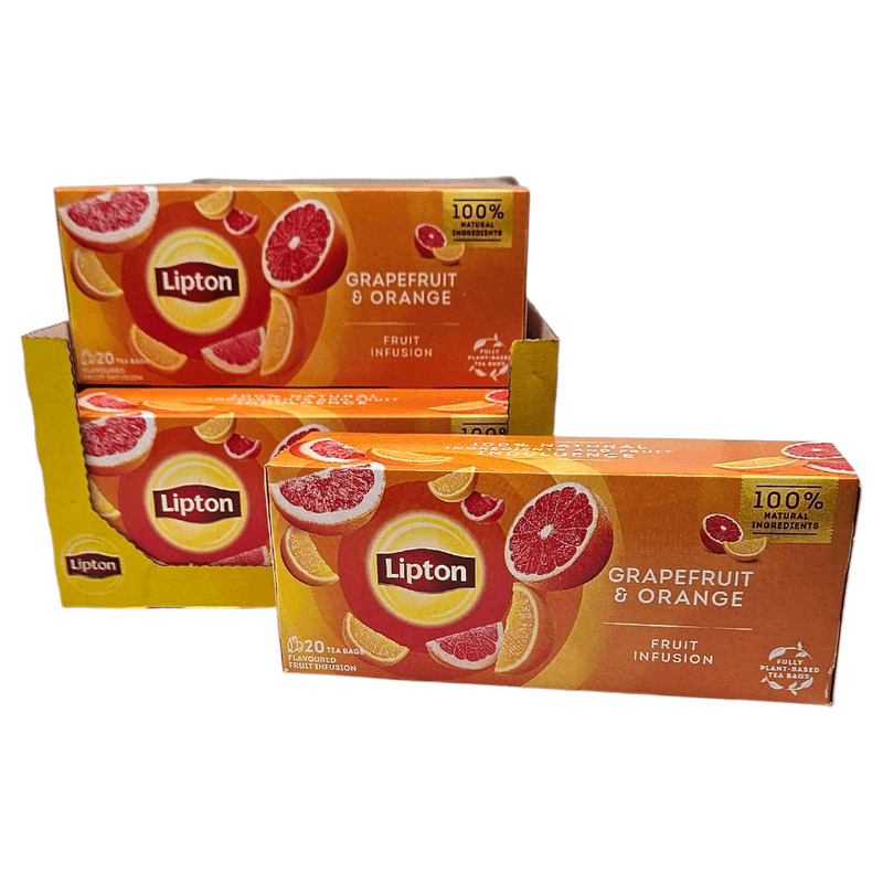 Lipton Fruit Tea Grapefruit & Orange 12x20pk | Storpakk