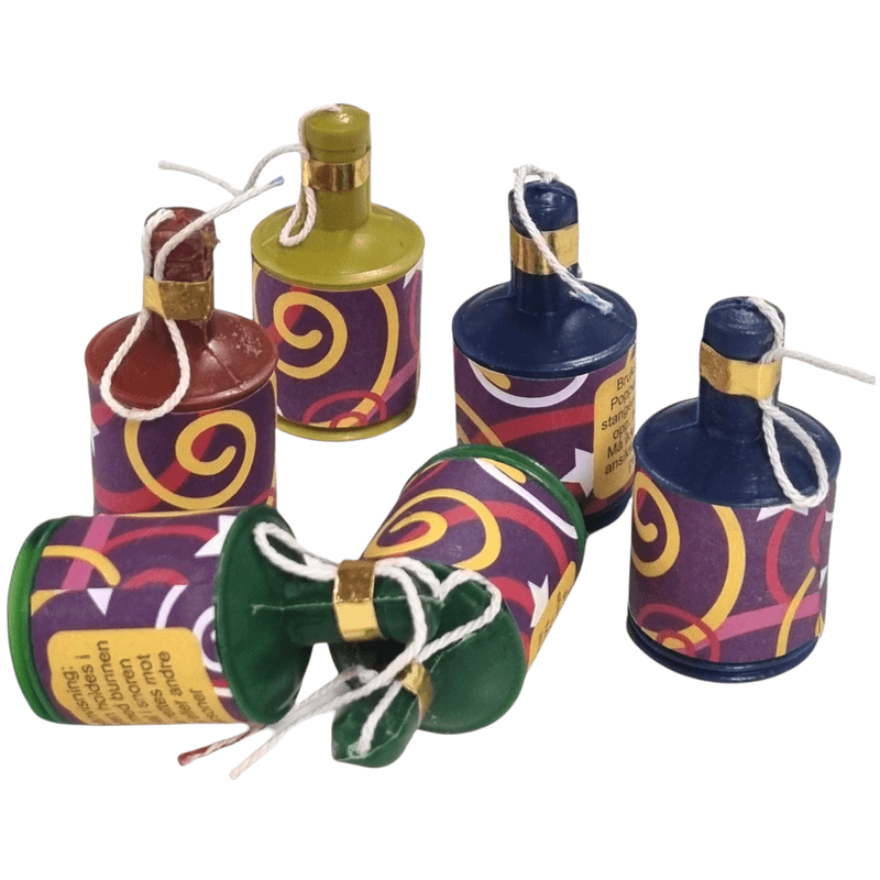 Party poppers 6pk | Perfect for parties and celebrations