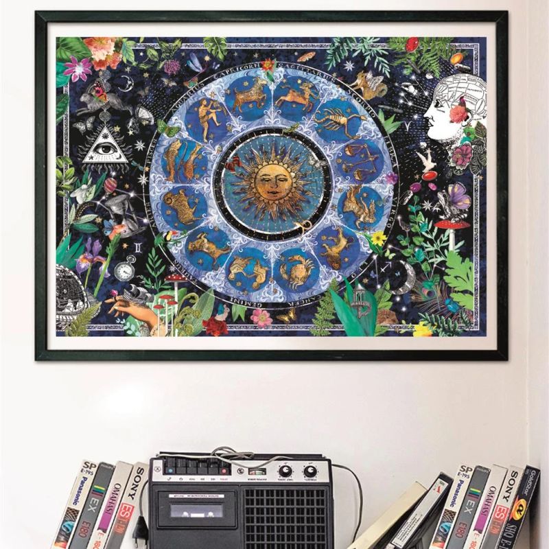 Clementoni puslespill 1000 brikker Astrological chart 70x50cm
