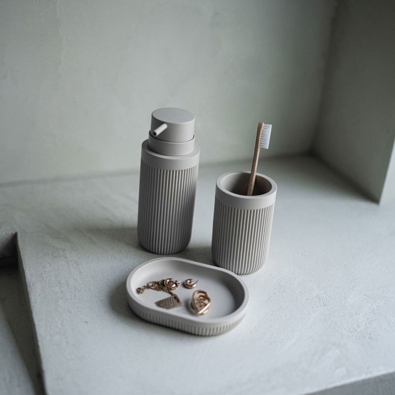 OlsenHome baderomssett | 3 deler | Stilrent og funksjonelt