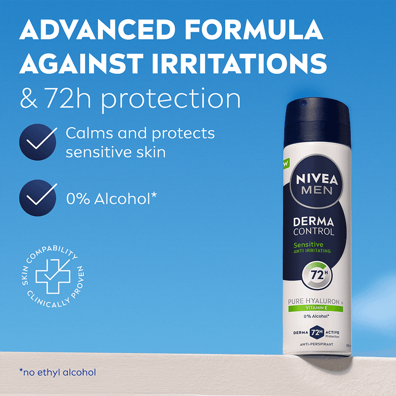Nivea Men Derma Control Sensitive Spray 150ml