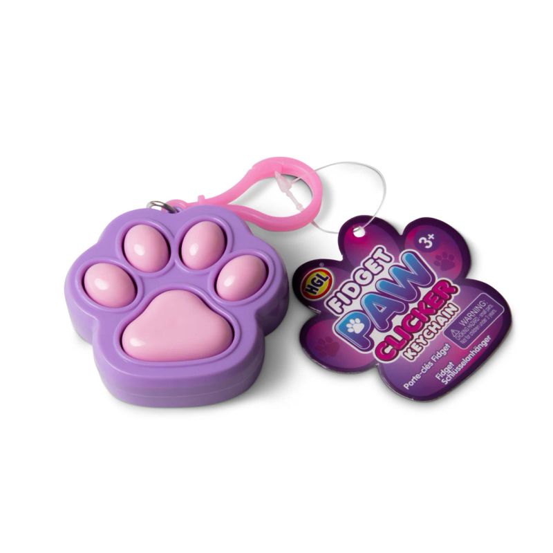 Fidget paw clicker | Stressleke nøkkelring