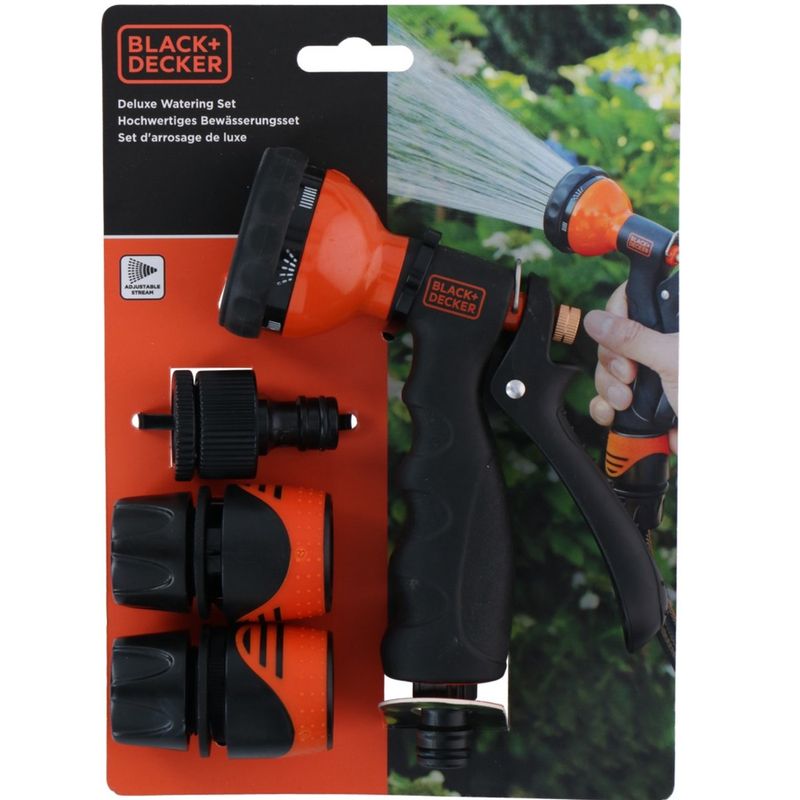 Black+Decker Sprøytepistol med 3 koblinger | 7 Sprayinnstillinge